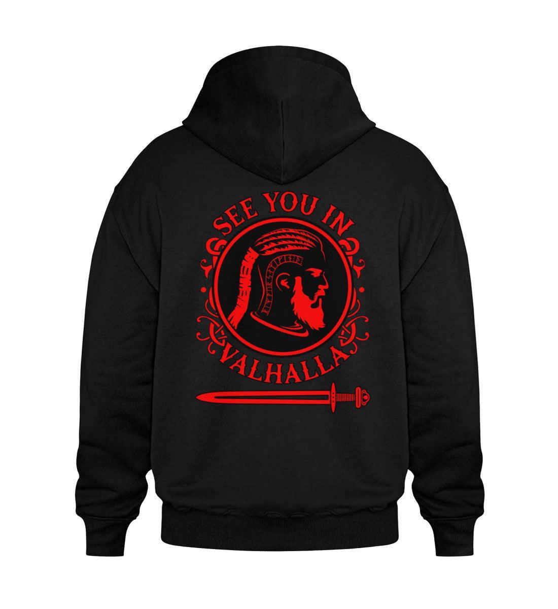 Wikinger Heavy Vintage Hoodie See You In Valhalla - Nordic Viking Wear