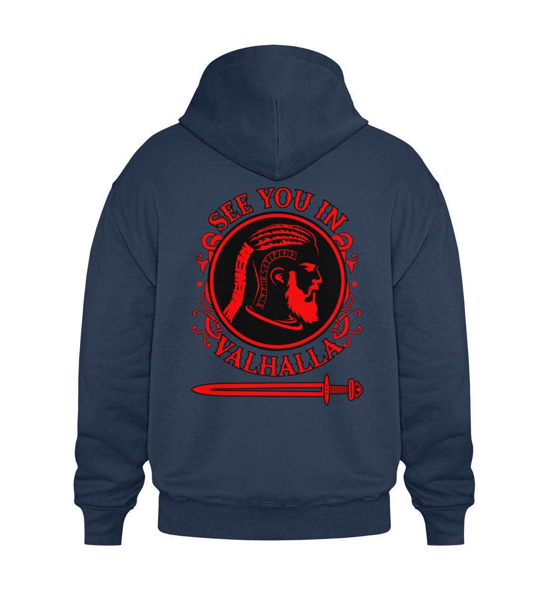 Wikinger Heavy Vintage Hoodie See You In Valhalla - Nordic Viking Wear