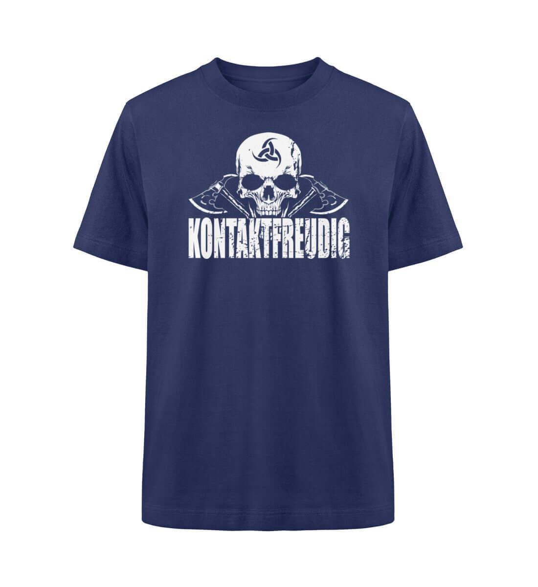Wikinger Heavy Oversized Shirt 'Kontaktfreudig' – Schwarzer Humor und Stil - Nordic Viking Wear