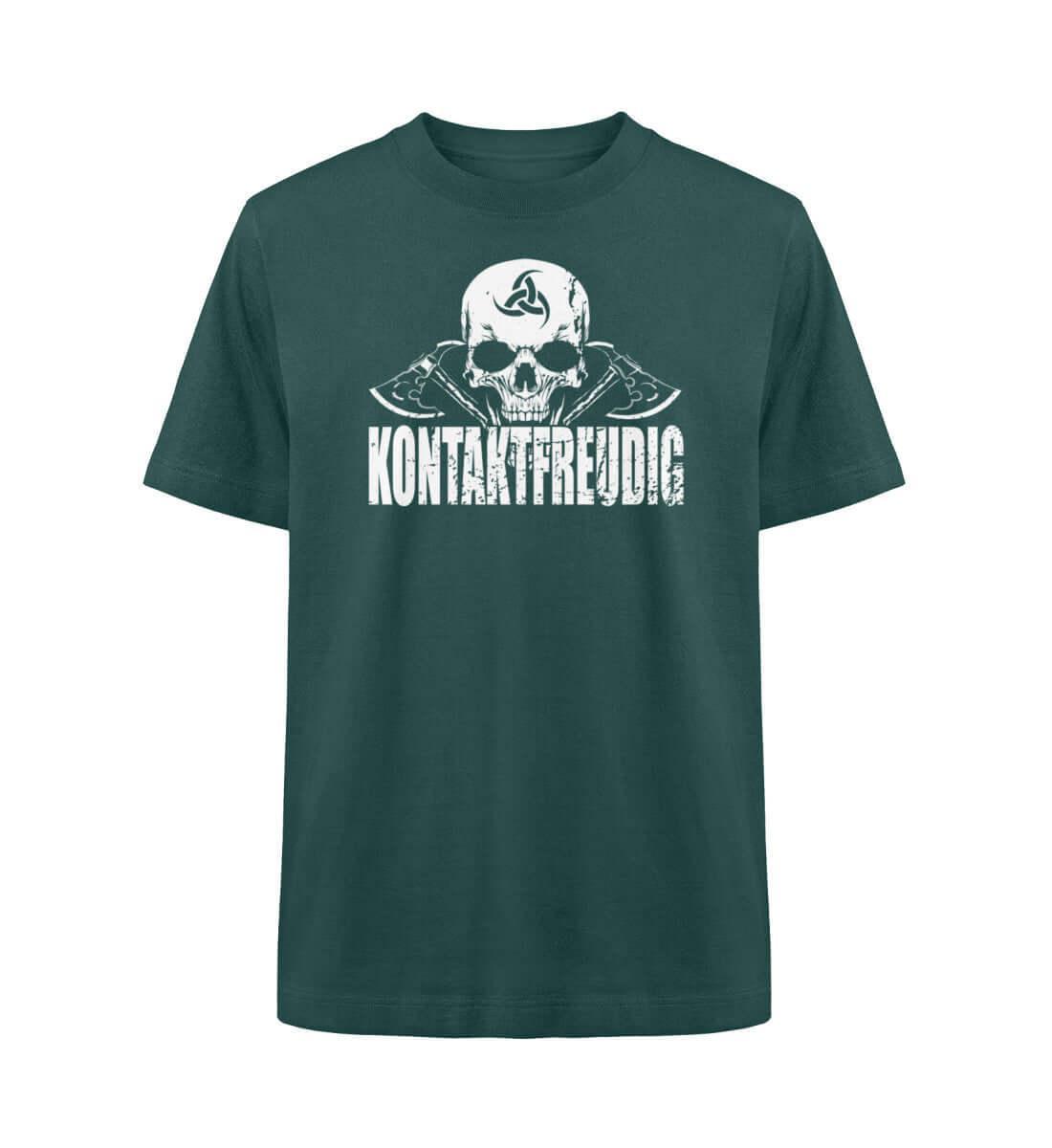 Wikinger Heavy Oversized Shirt 'Kontaktfreudig' – Schwarzer Humor und Stil - Nordic Viking Wear