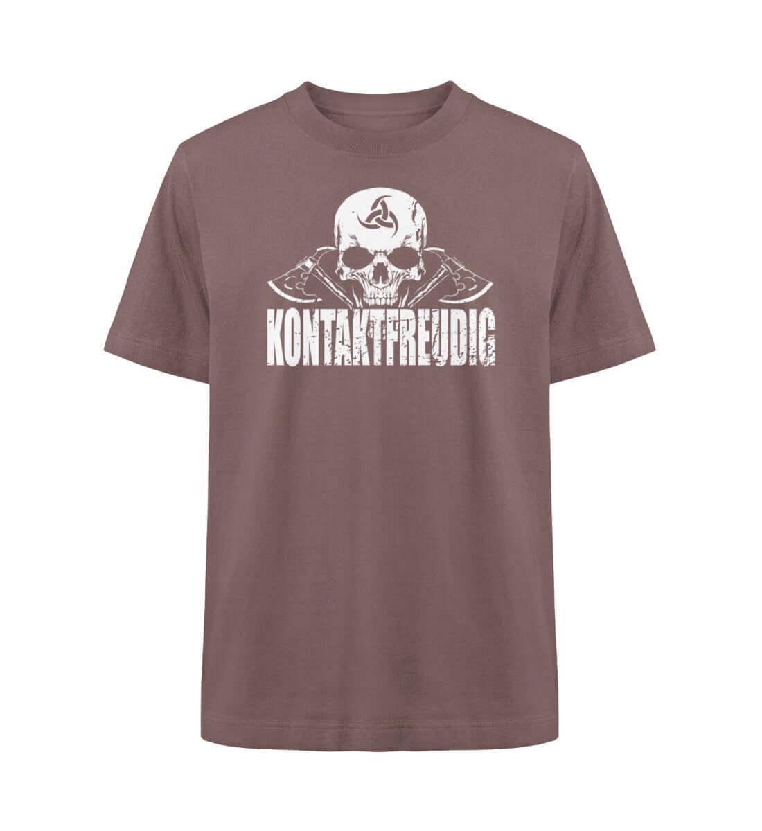 Wikinger Heavy Oversized Shirt 'Kontaktfreudig' – Schwarzer Humor und Stil - Nordic Viking Wear