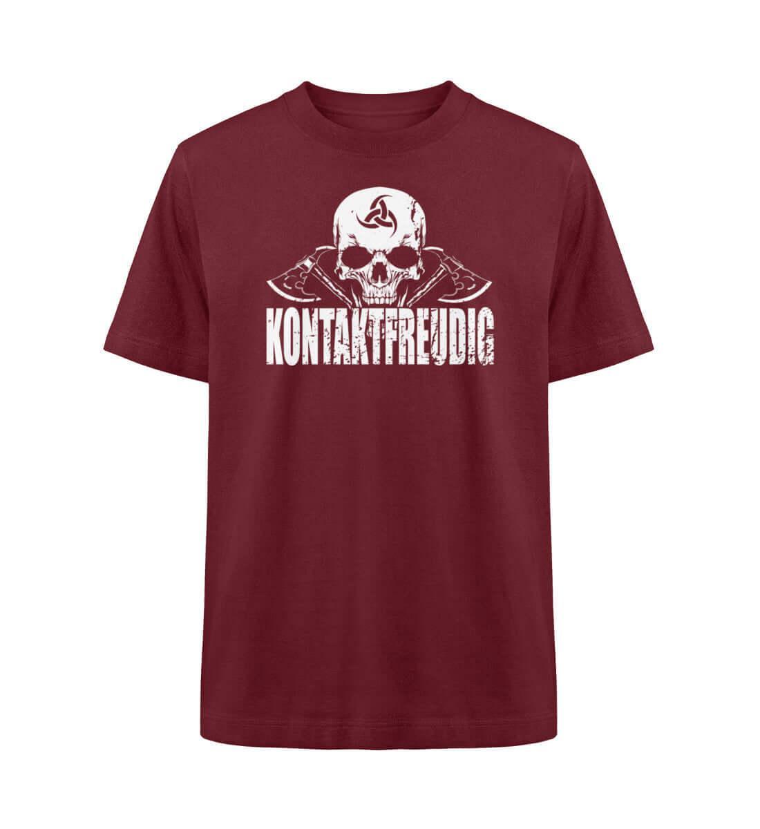 Wikinger Heavy Oversized Shirt 'Kontaktfreudig' – Schwarzer Humor und Stil - Nordic Viking Wear