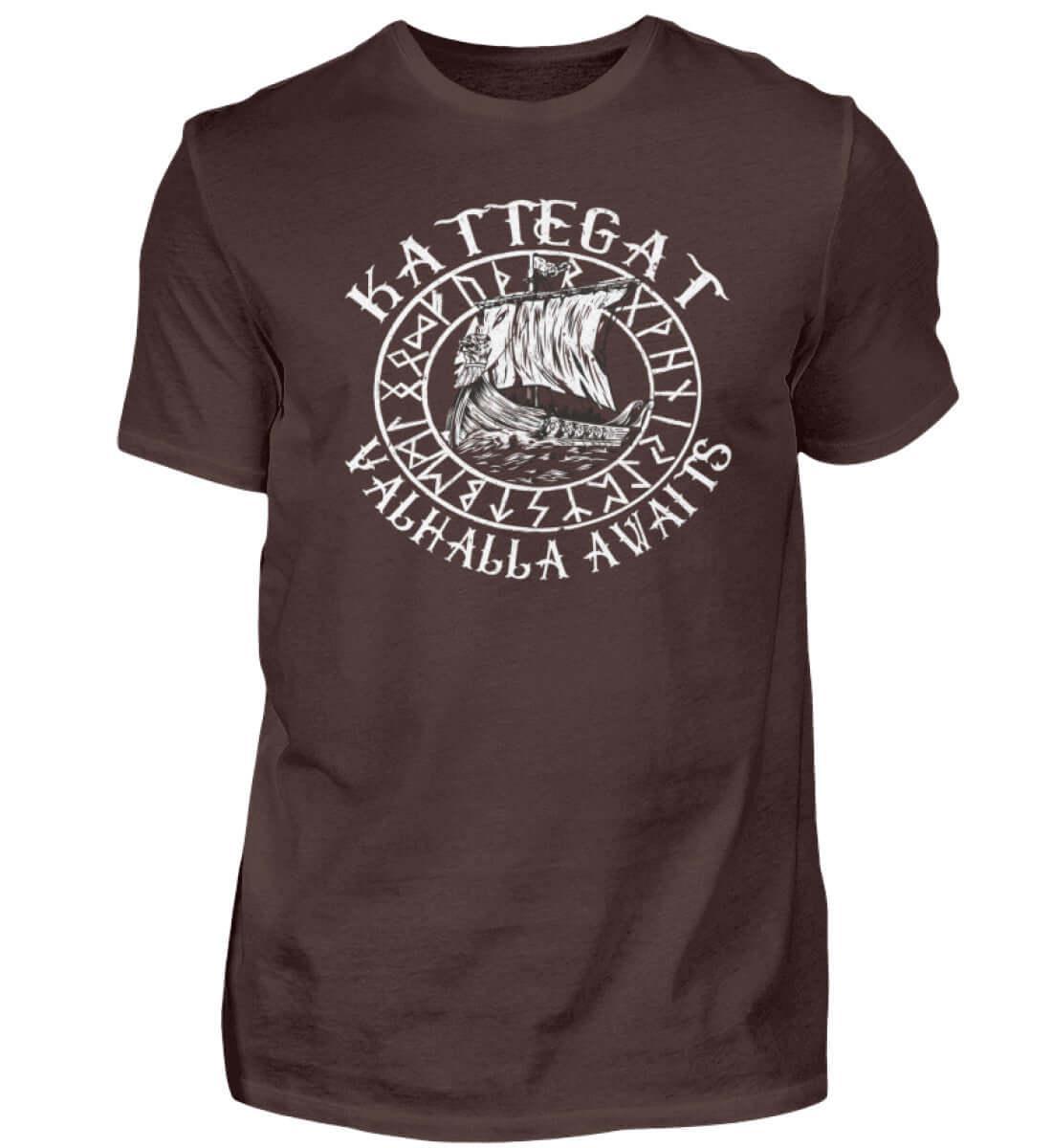 kattegat Valhalla Awaits - Herren Premiumshirt - Nordic Viking Wear
