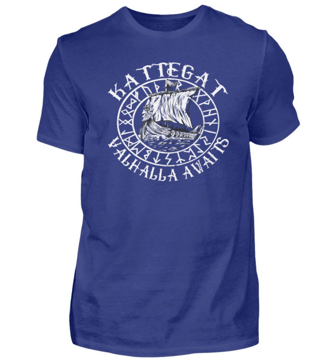kattegat Valhalla Awaits - Herren Premiumshirt - Nordic Viking Wear