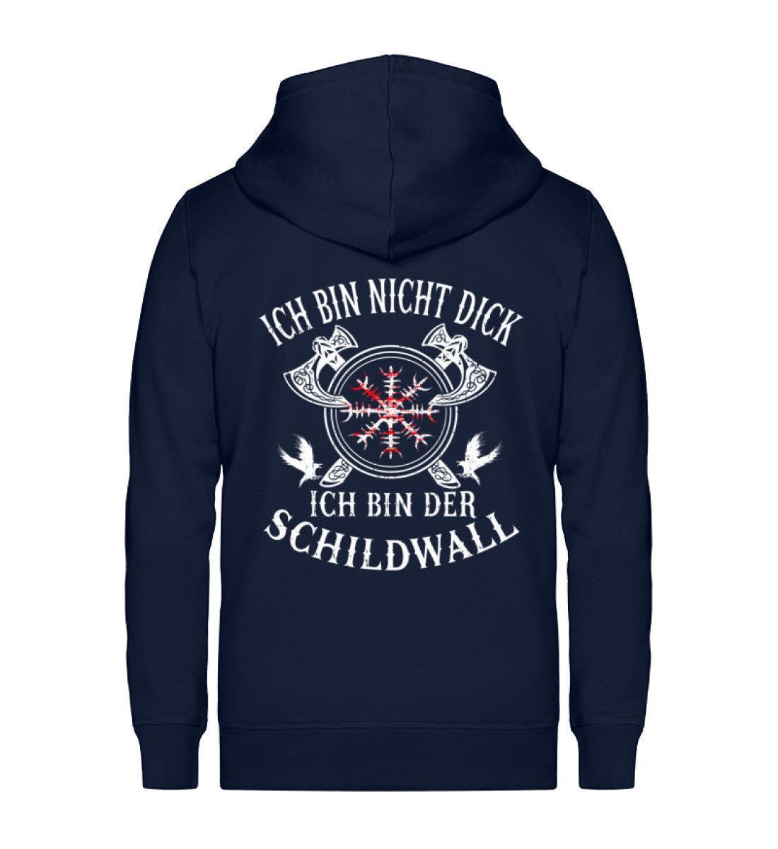 Lustiger Wikinger Zipp-Hoodie Ich bin nicht Dick - Unisex Organic Zipper ST/ST - Nordic Viking Wear