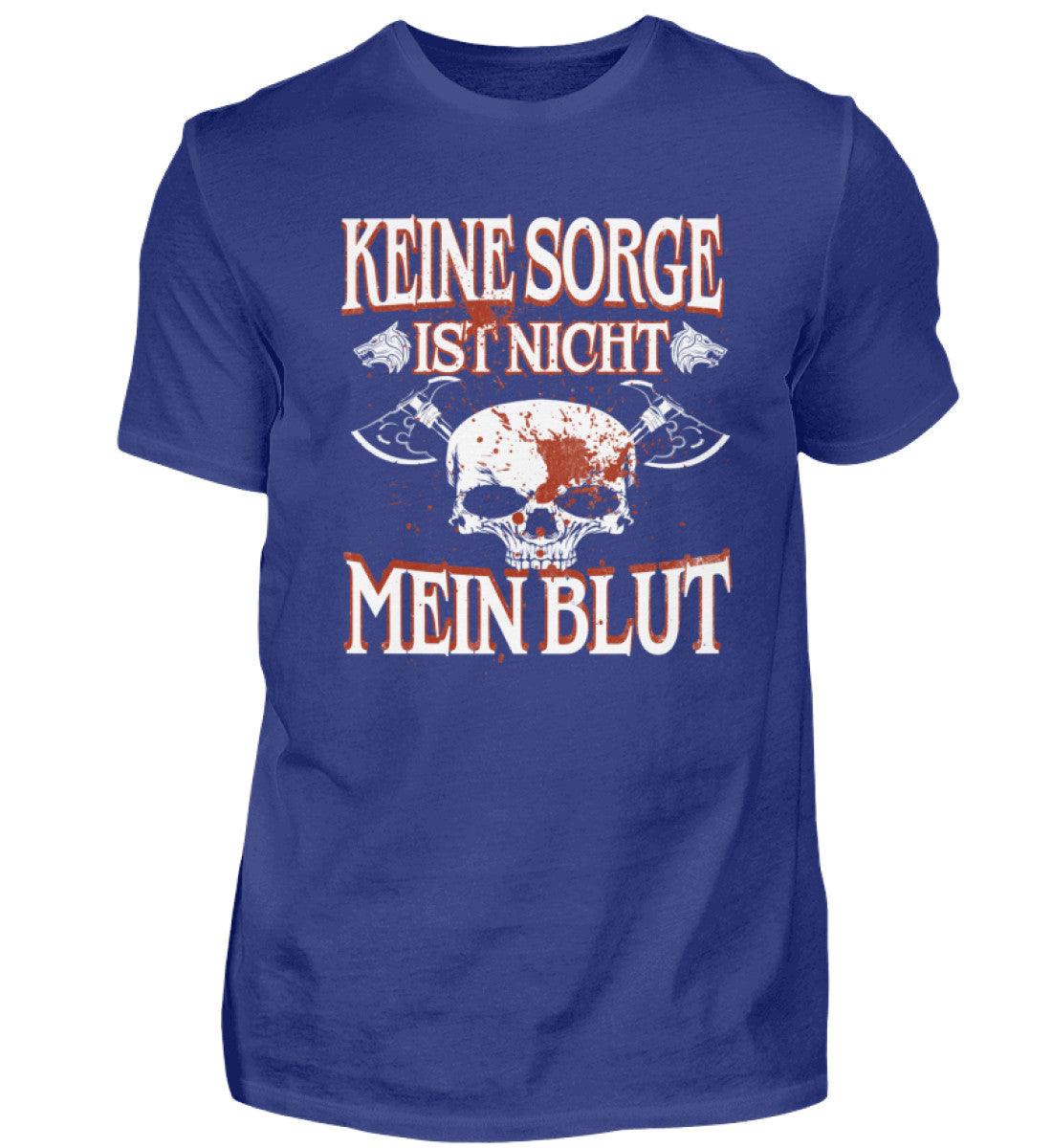 Lustiges Wikinger Premiumshirt – „Keine Sorge, ist nicht mein Blut“ – Perfekt für Krieger mit Humor! - Nordic Viking Wear