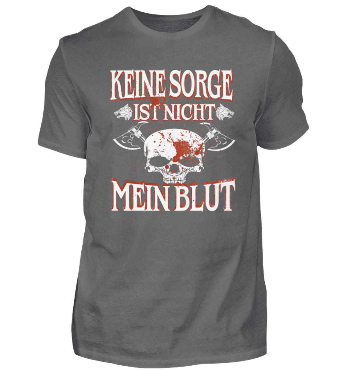 Lustiges Wikinger Premiumshirt – „Keine Sorge, ist nicht mein Blut“ – Perfekt für Krieger mit Humor! - Nordic Viking Wear