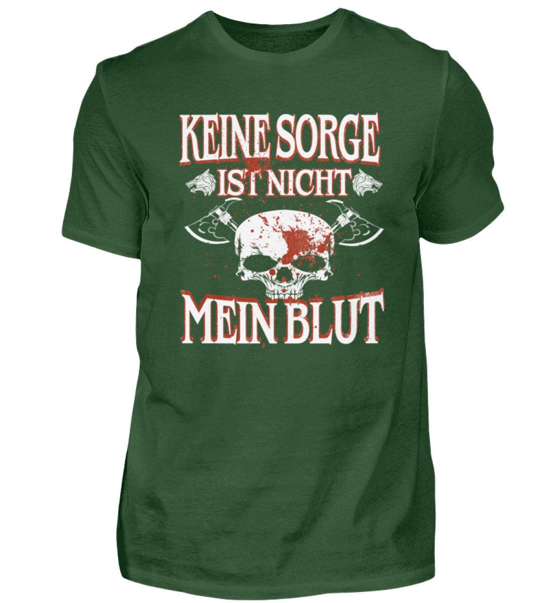 Lustiges Wikinger Premiumshirt – „Keine Sorge, ist nicht mein Blut“ – Perfekt für Krieger mit Humor! - Nordic Viking Wear