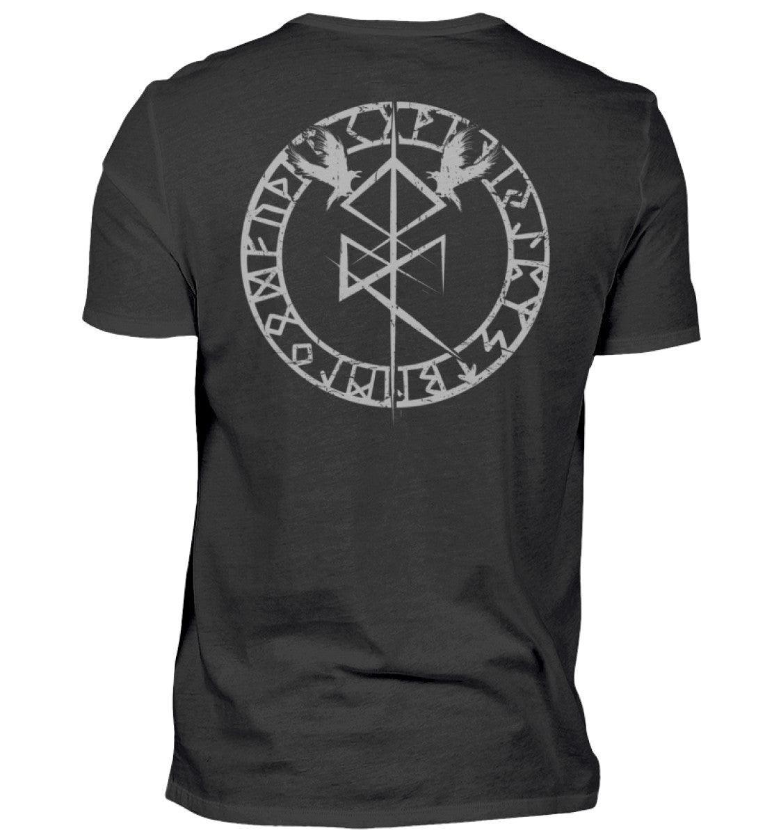 Wikinger Odin Binderune T-Shirt – Mystisches Nordisches Symbol - Nordic Viking Wear