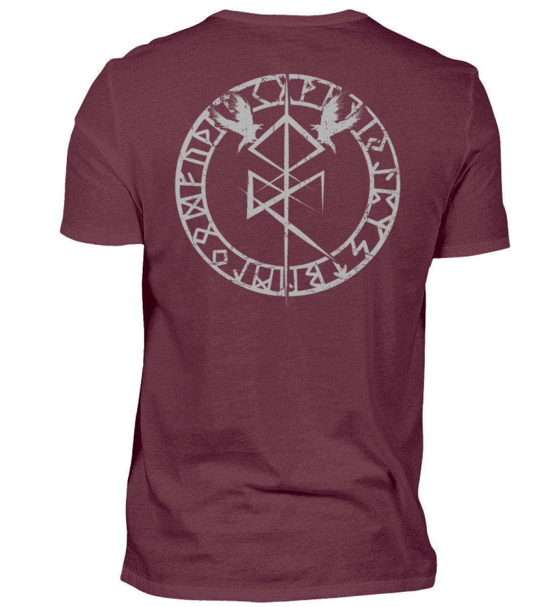 Wikinger Odin Binderune T-Shirt – Mystisches Nordisches Symbol - Nordic Viking Wear