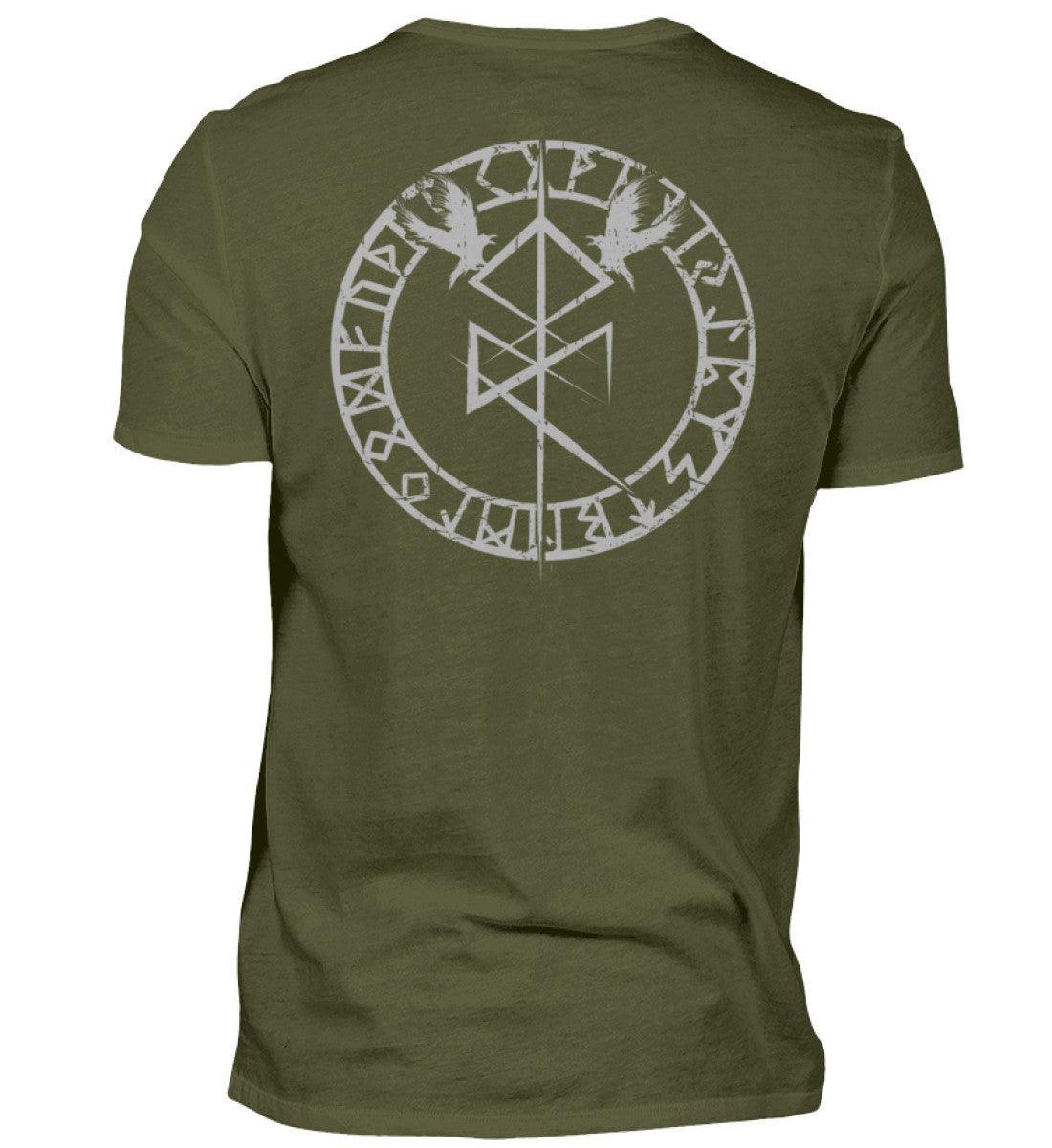 Wikinger Odin Binderune T-Shirt – Mystisches Nordisches Symbol - Nordic Viking Wear