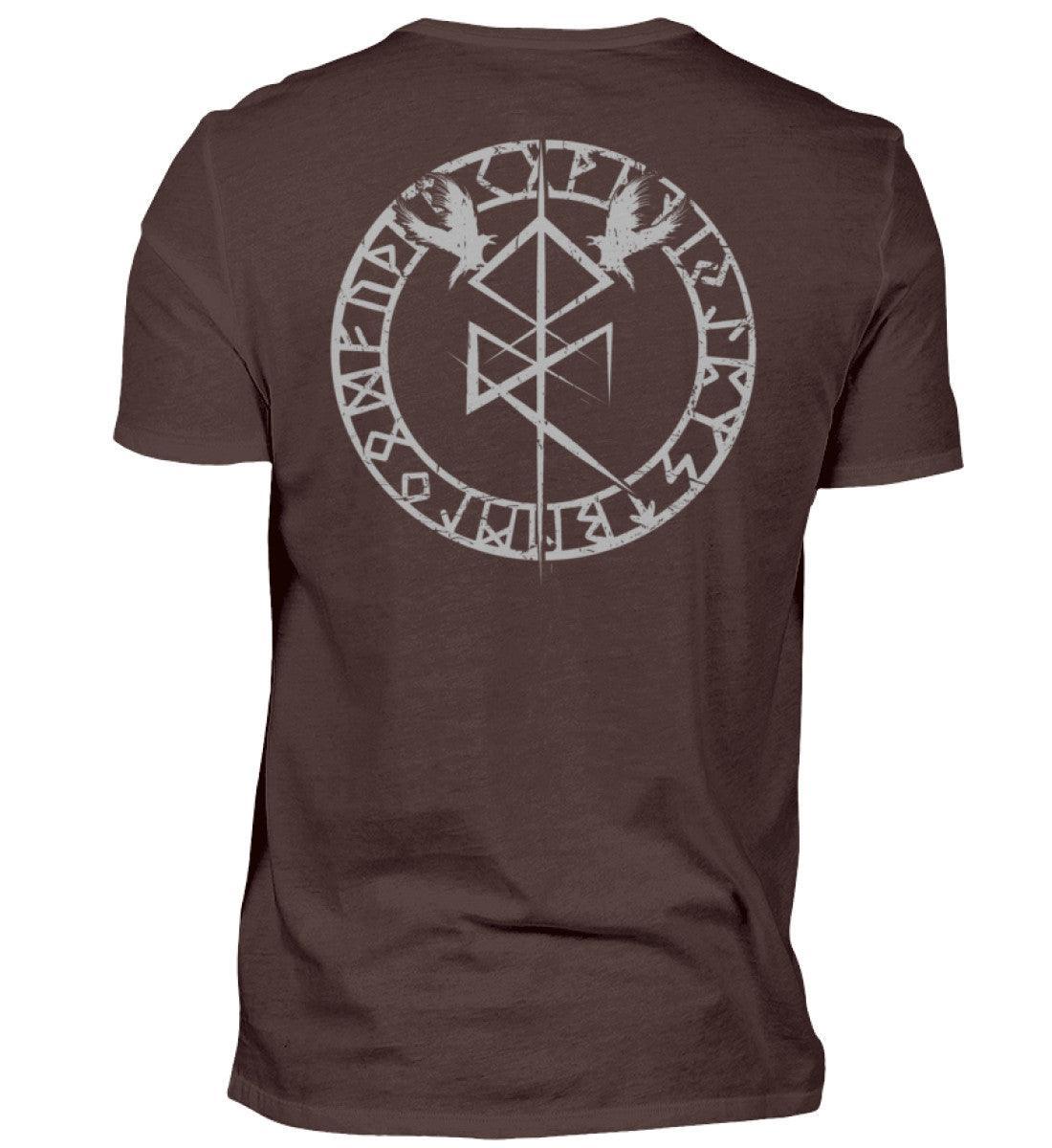 Wikinger Odin Binderune T-Shirt – Mystisches Nordisches Symbol - Nordic Viking Wear