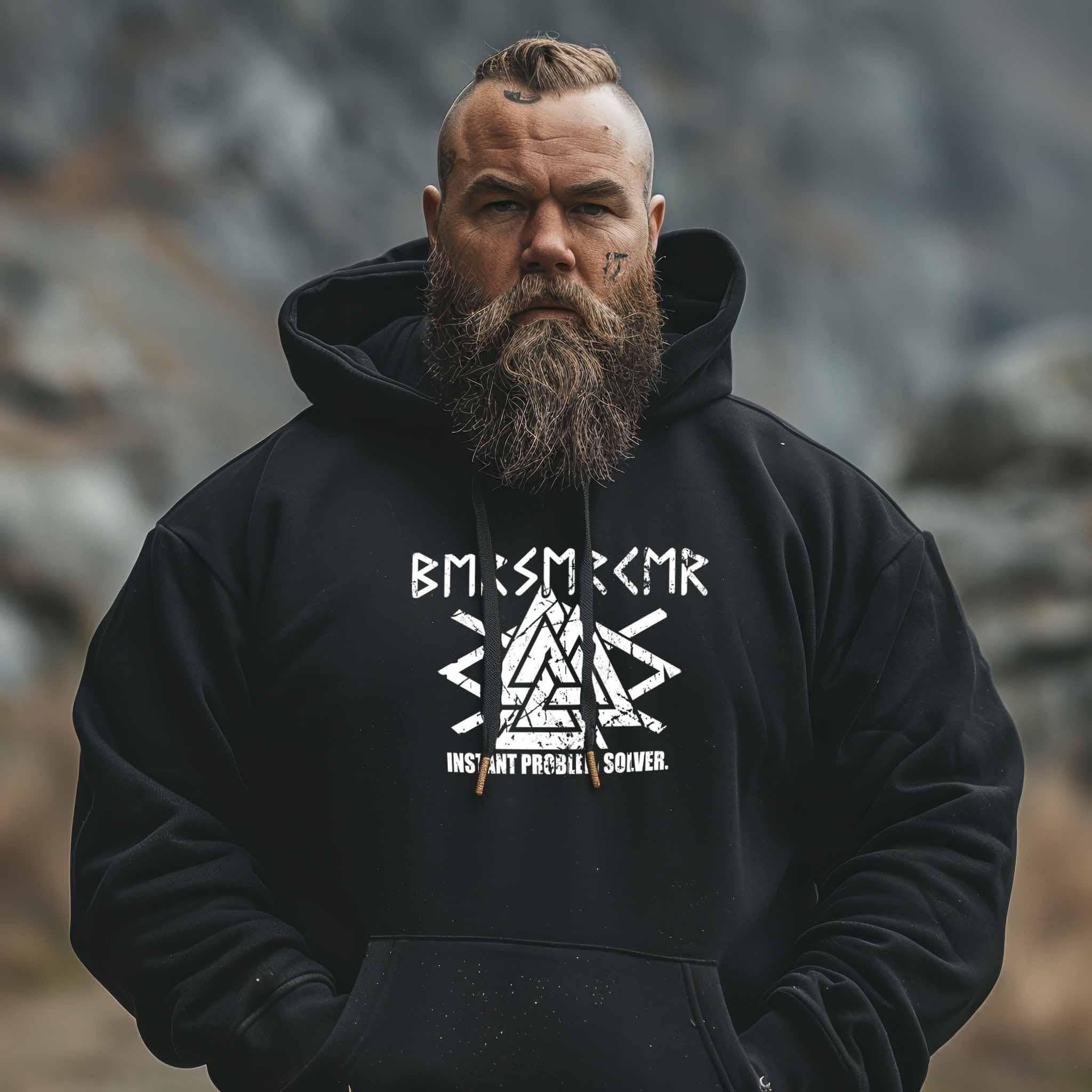 Wikinger Premium Hoodie "Berserker - Instant Problem Solver" - Nordic Viking Wear