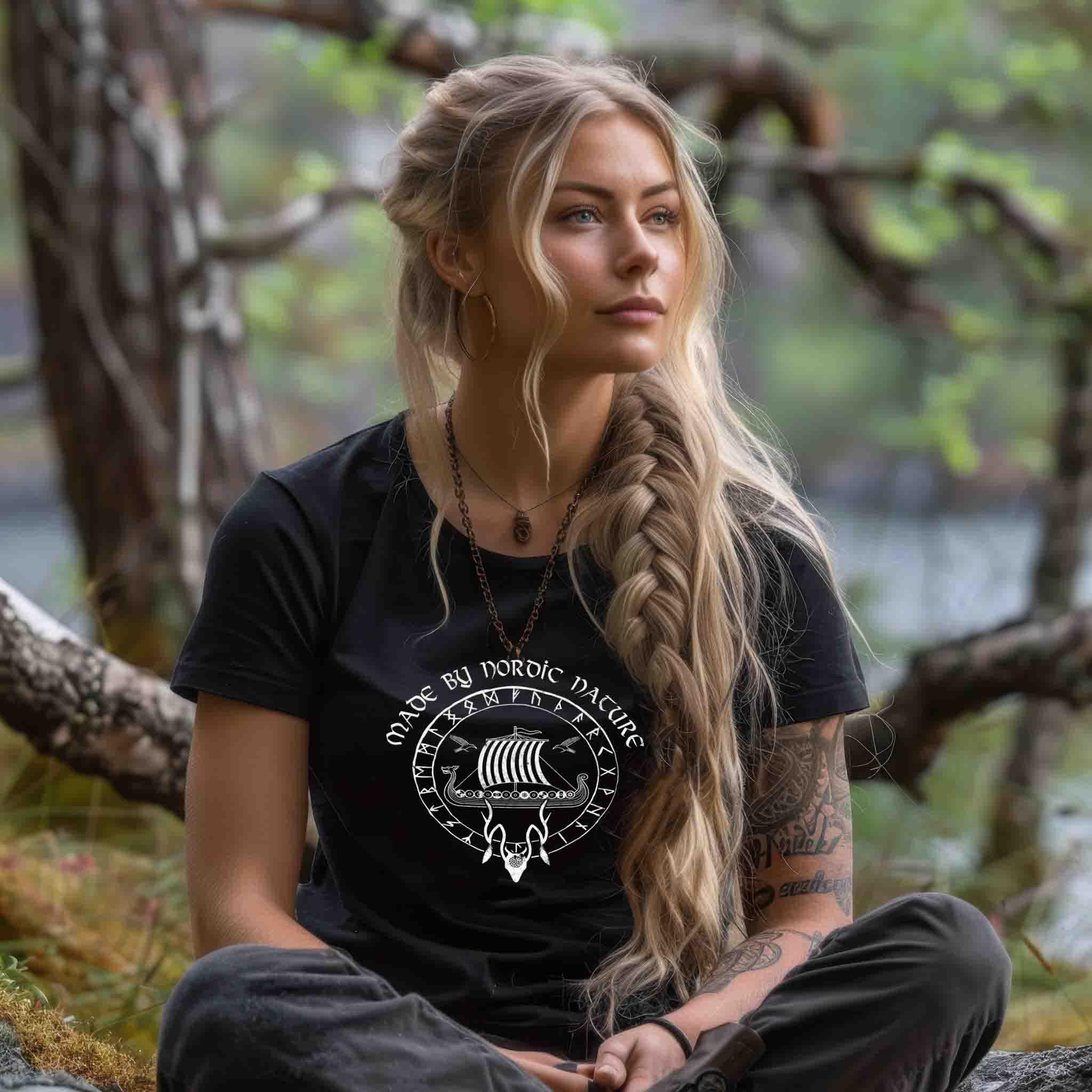 Schildmaiden Premiumshirt Made By Nordic Nature