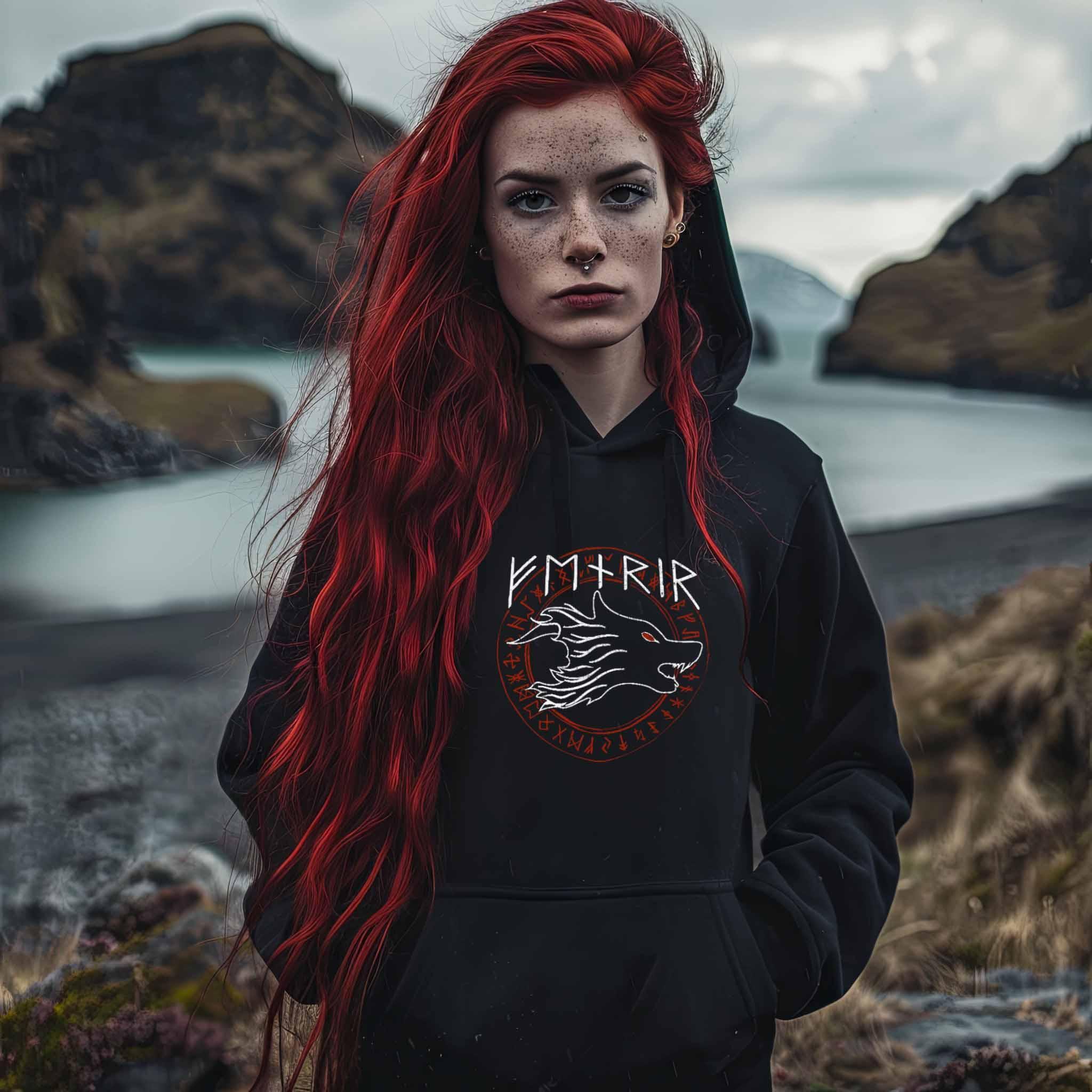 Schildmaiden Hoodie Fenrir - Nordic Viking Wear