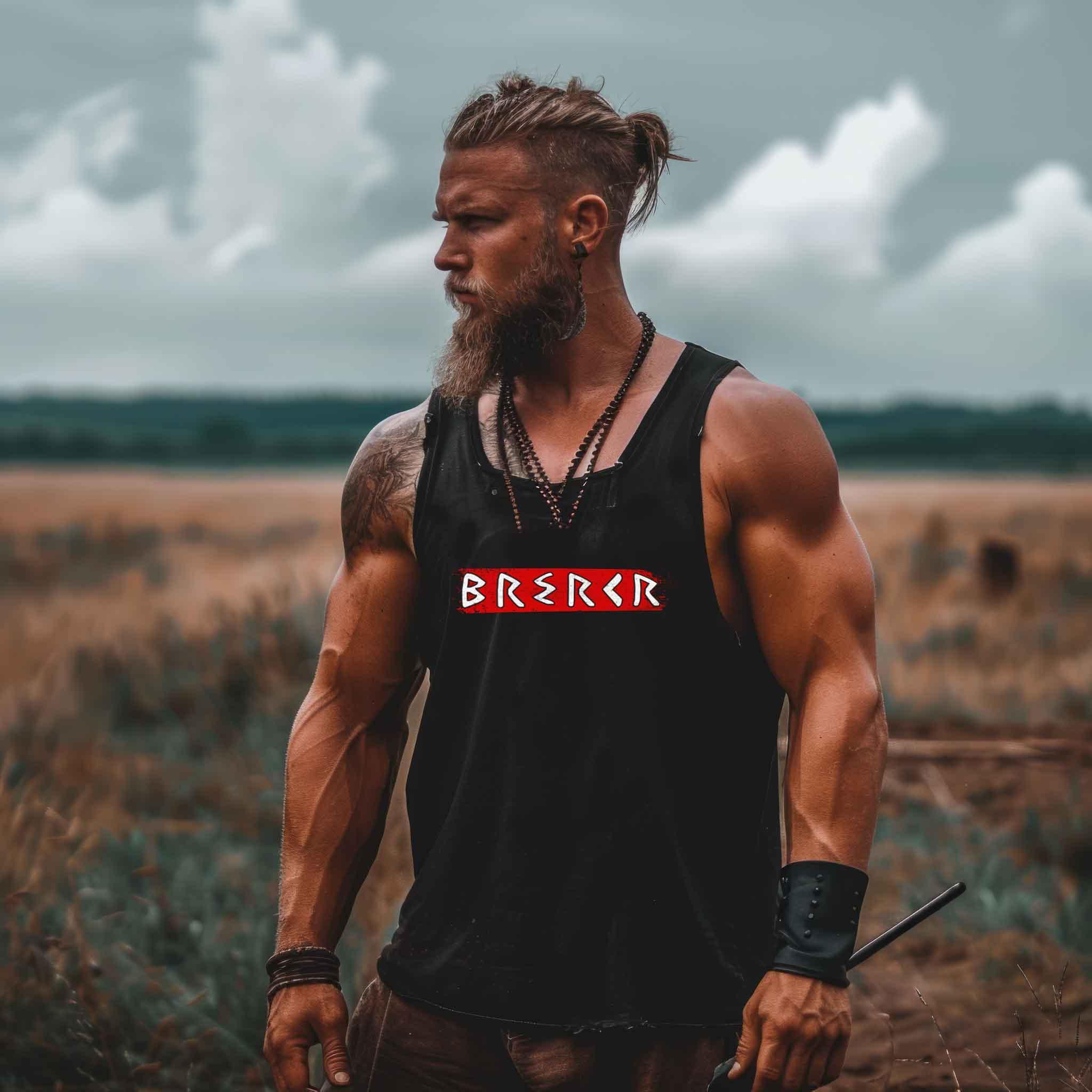 "Wikinger Berserker Krieger Tanktop – Entfessele den Zorn" - Nordic Viking Wear