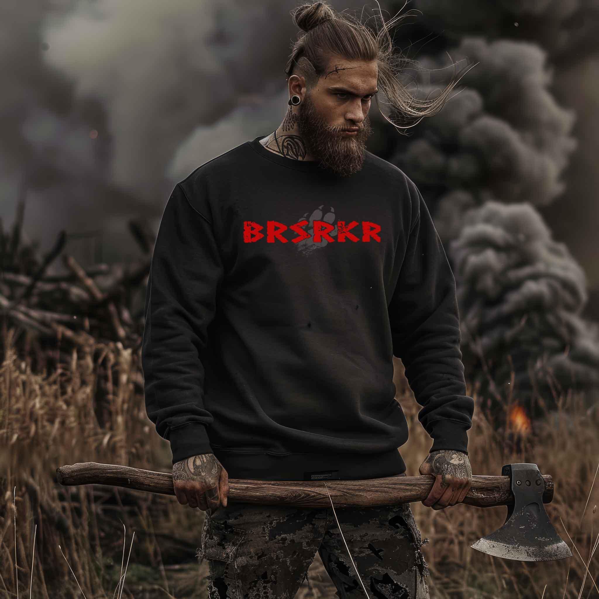 Wikinger Berserker Kralle Sweatshirt - Unisex Pullover - Nordic Viking Wear