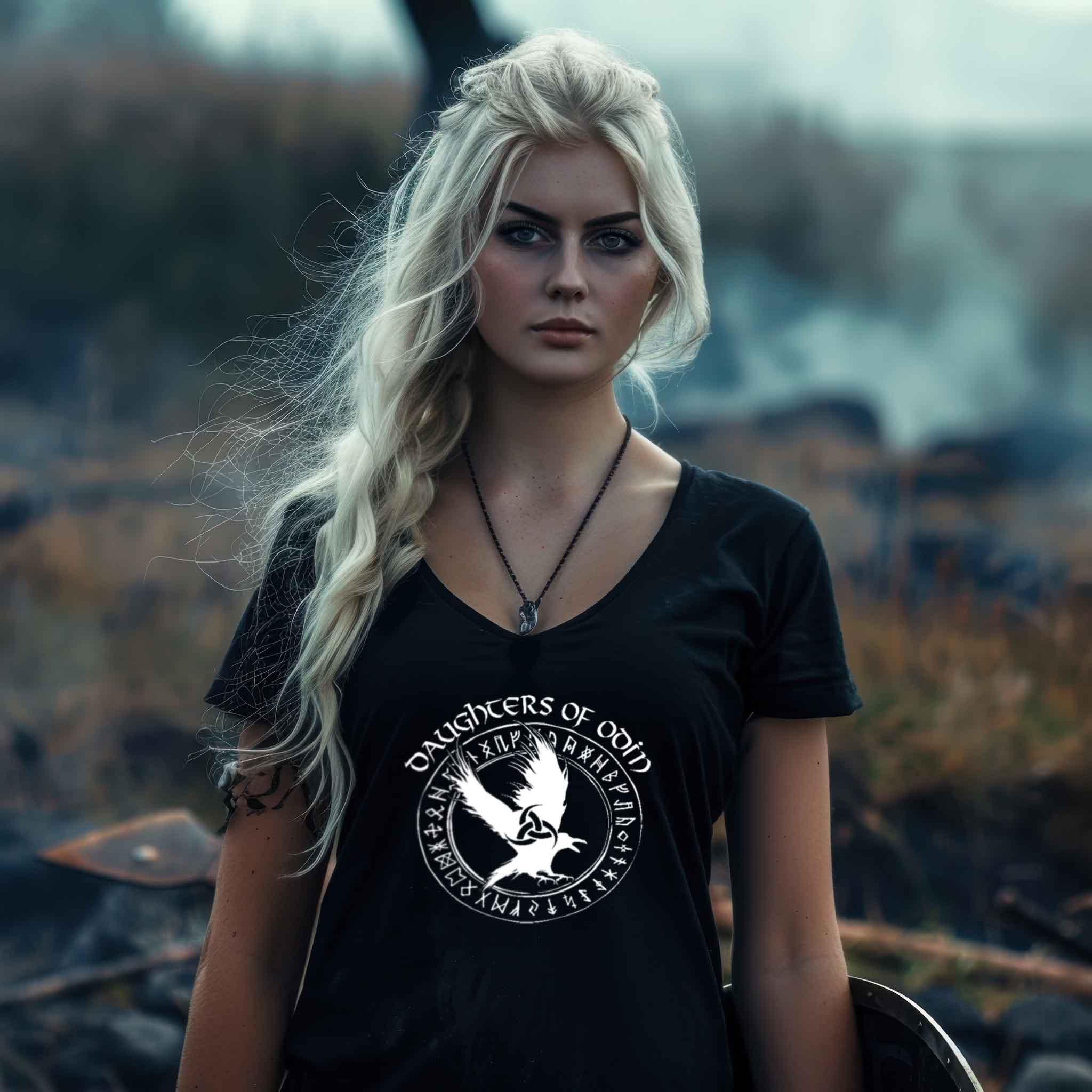 Schildmaiden Shirt - "Daughters of Odin" Gjallarhorn - Nordic Viking Wear