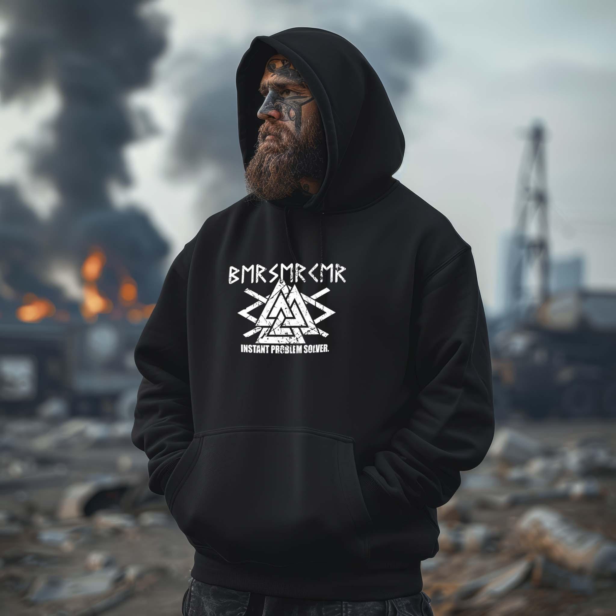 Wikinger Heavy Hoodie "Berserker - Instant Problem Solver" - Nordic Viking Wear