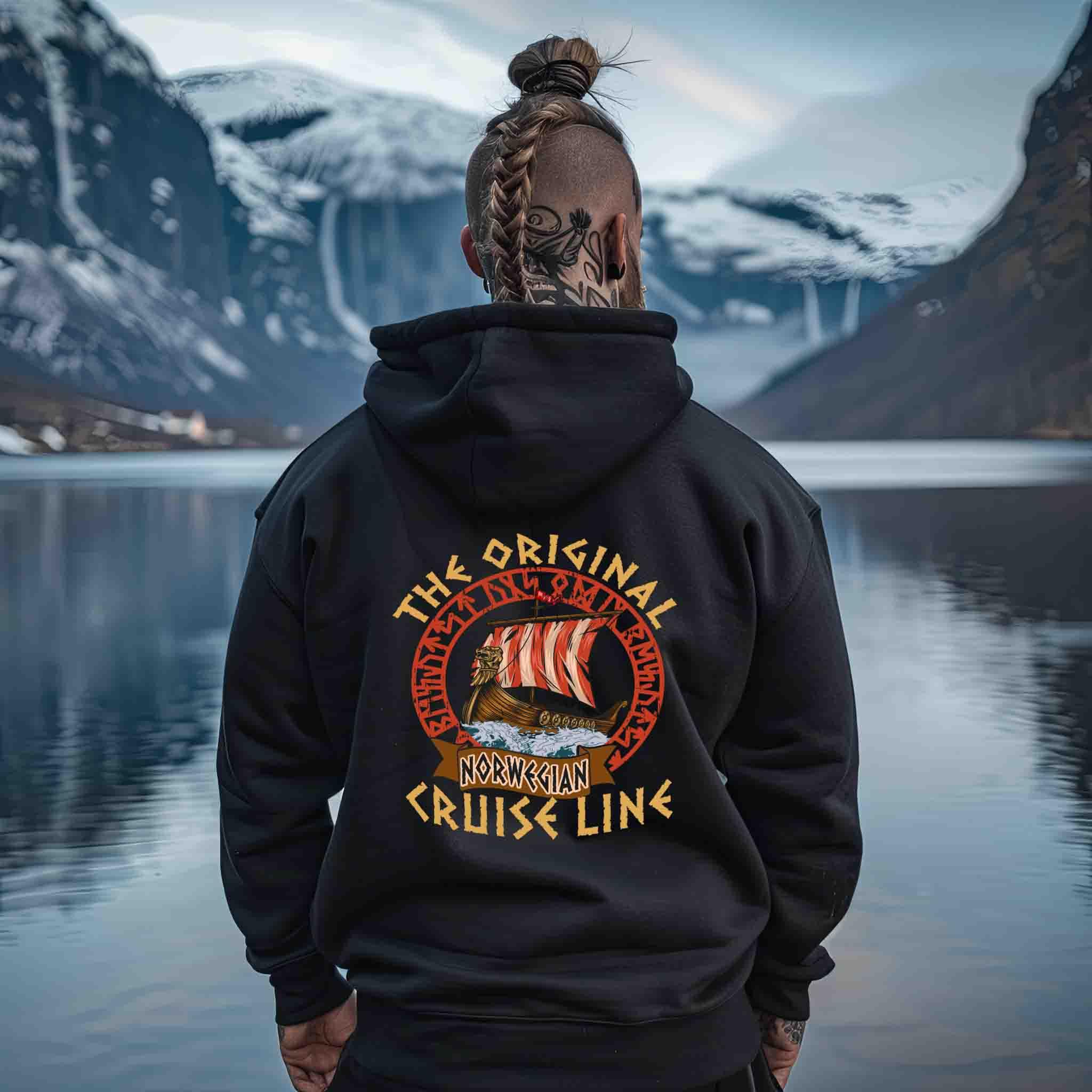 The Original Norwegian Cruise Line – Zipp-Hoodie für wahre Wikinger! - Nordic Viking Wear