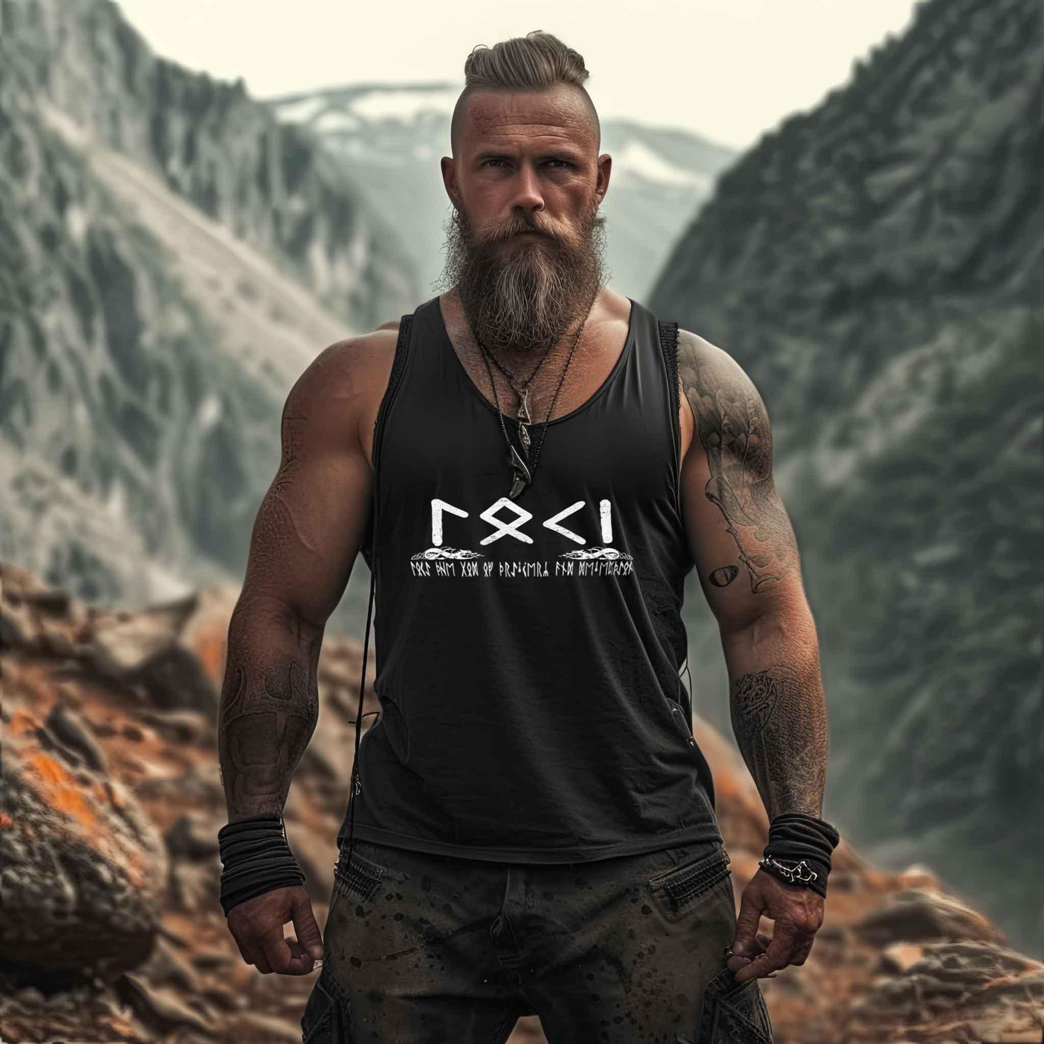 Wikinger Tank Top Loki Der Gott der List und Täuschung - Nordic Viking Wear