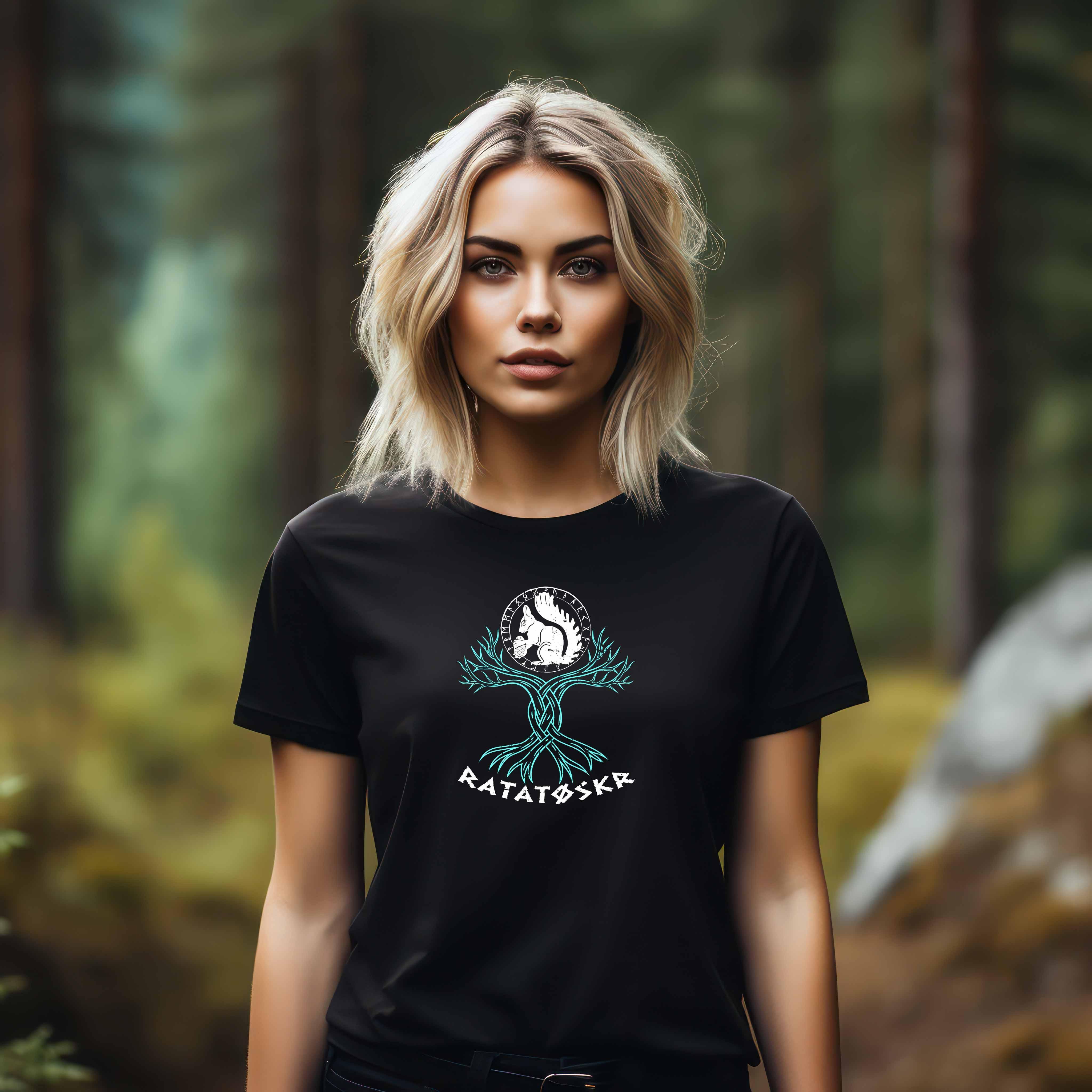 Schildmaiden "Ratatoskr" Damen Premium T-Shirt - Nordic Viking Wear