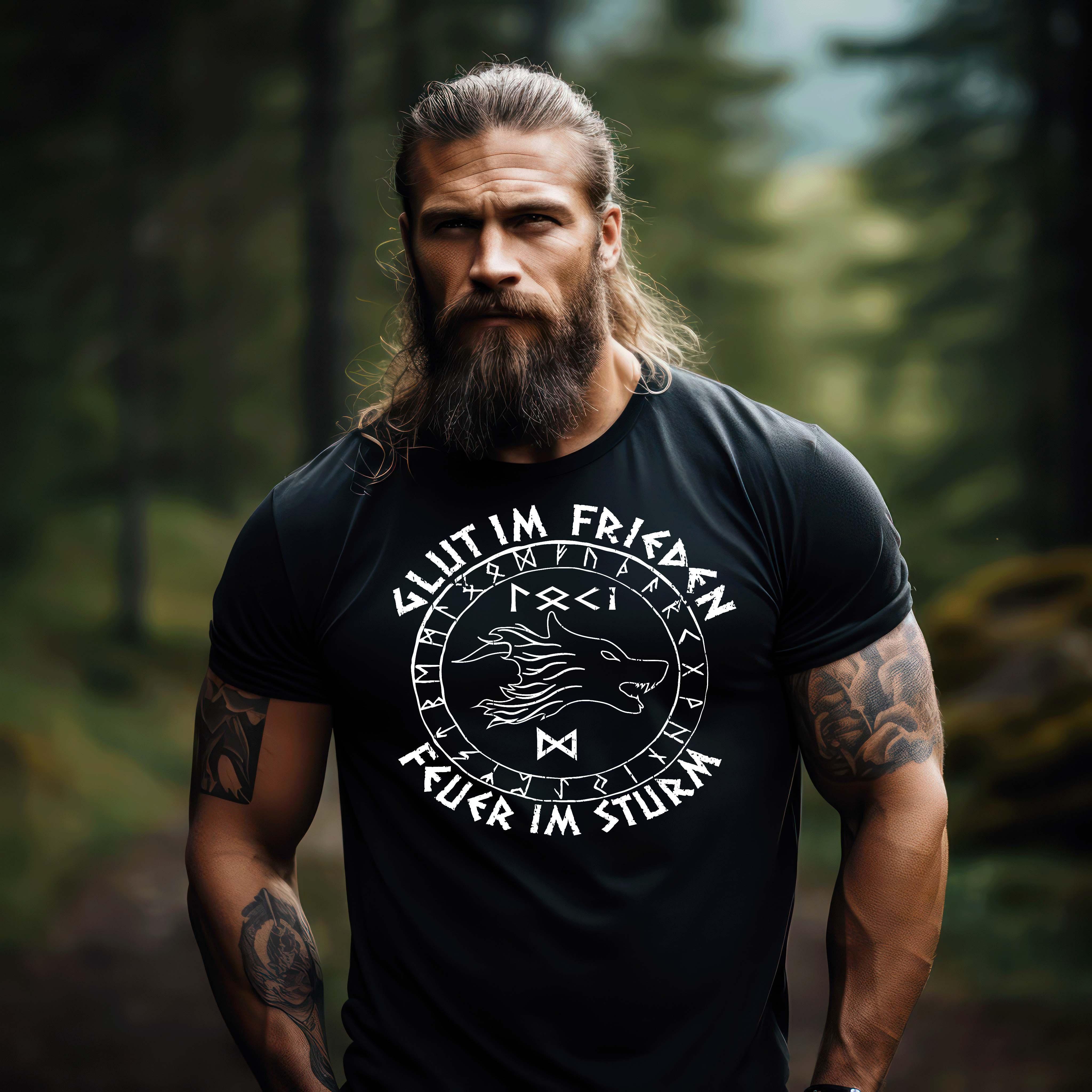 Wikinger Premium T-Shirt "Loki's Erbe" – Kraft und List im nordischen Design - Nordic Viking Wear