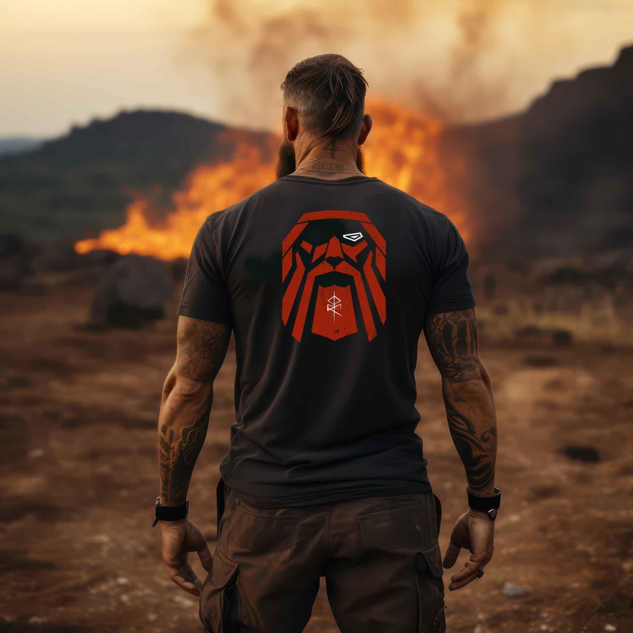 "Odin's Visage" Wikinger-Premiumshirt – Stolz und Macht des Allvaters - Nordic Viking Wear
