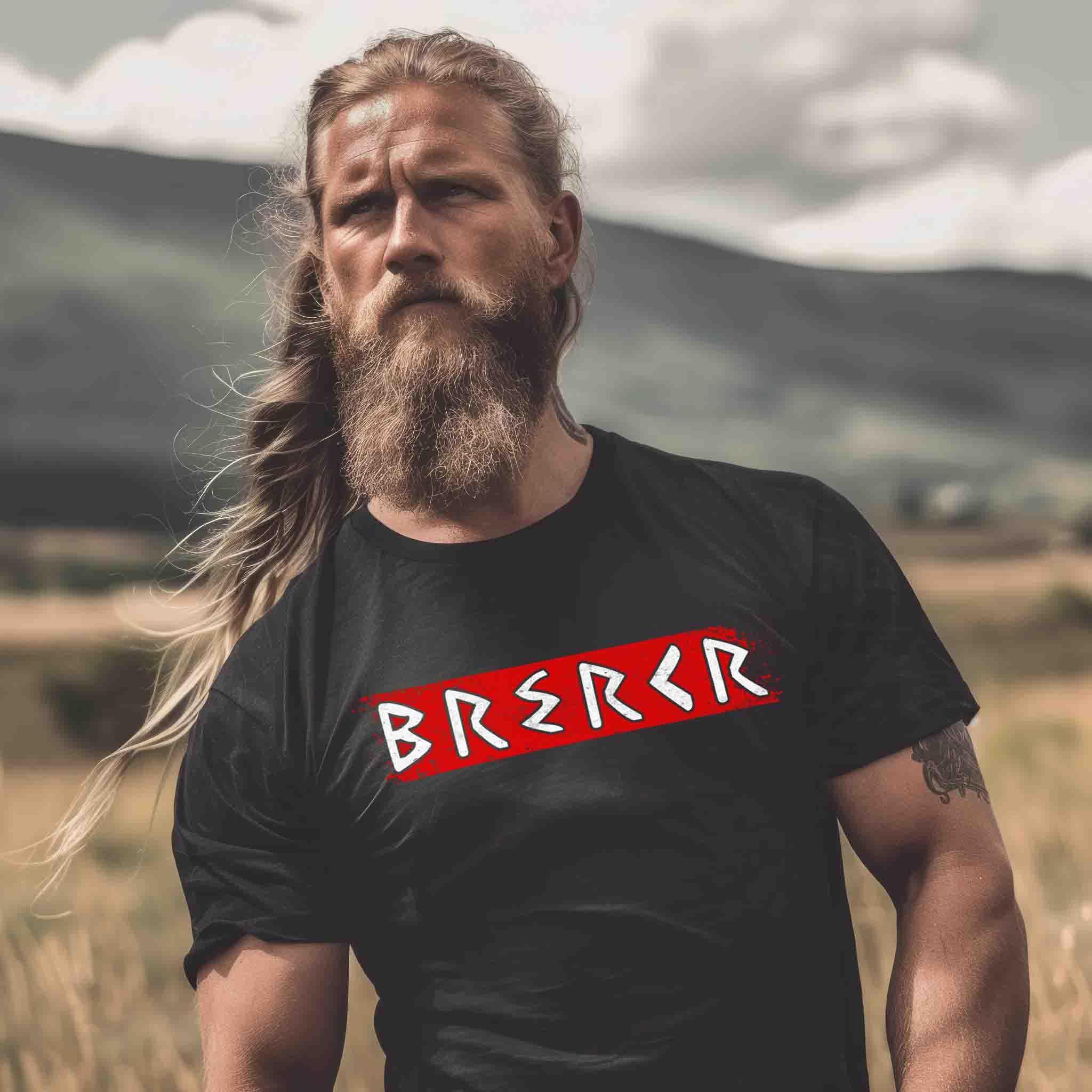"Wikinger Berserker Krieger T-Shirt – Entfessele den Zorn" - Nordic Viking Wear