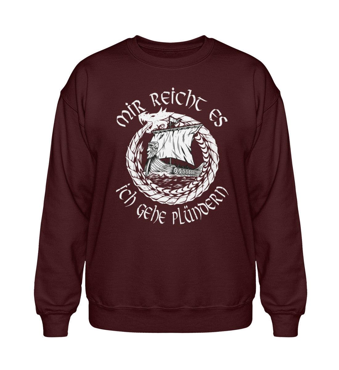 Heavy Blend Wikinger Sweatshirt – "Mir reicht es, ich gehe plündern" - Nordic Viking Wear