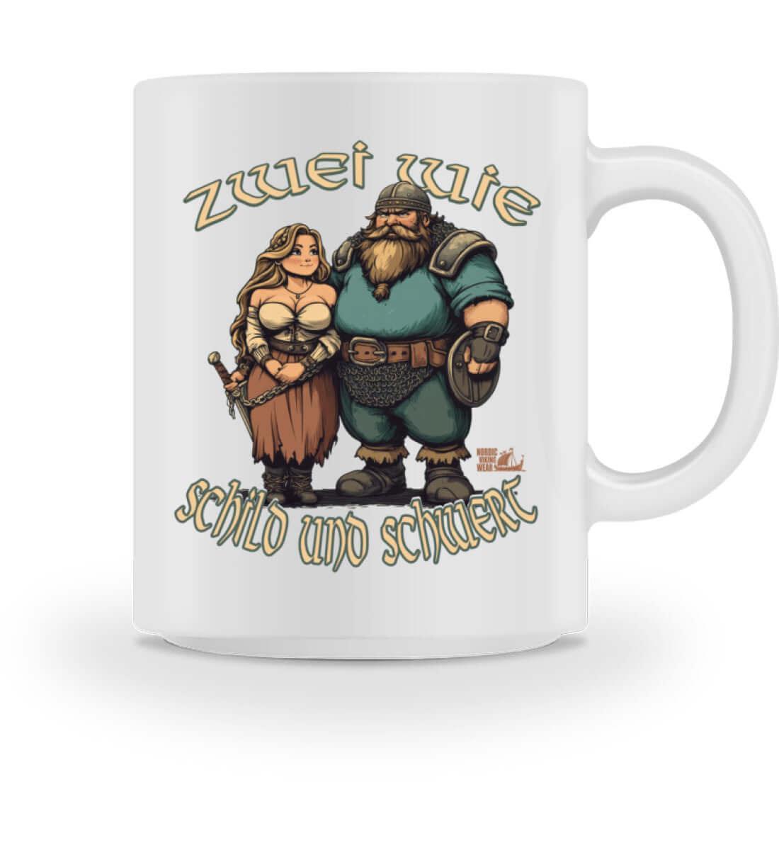 Tasse Zwei wie Schild und Schwert - Nordic Viking Wear