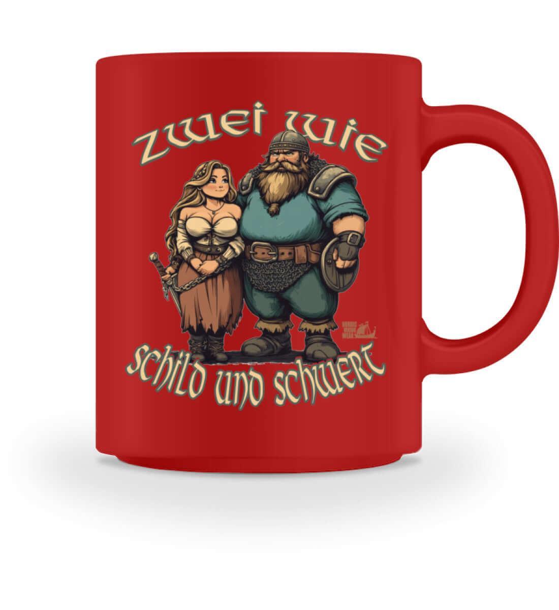 Tasse Zwei wie Schild und Schwert - Nordic Viking Wear