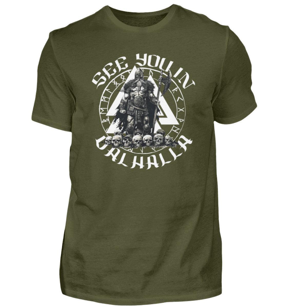 "See You in Valhalla - Wikinger Krieger Shirt" - Nordic Viking Wear