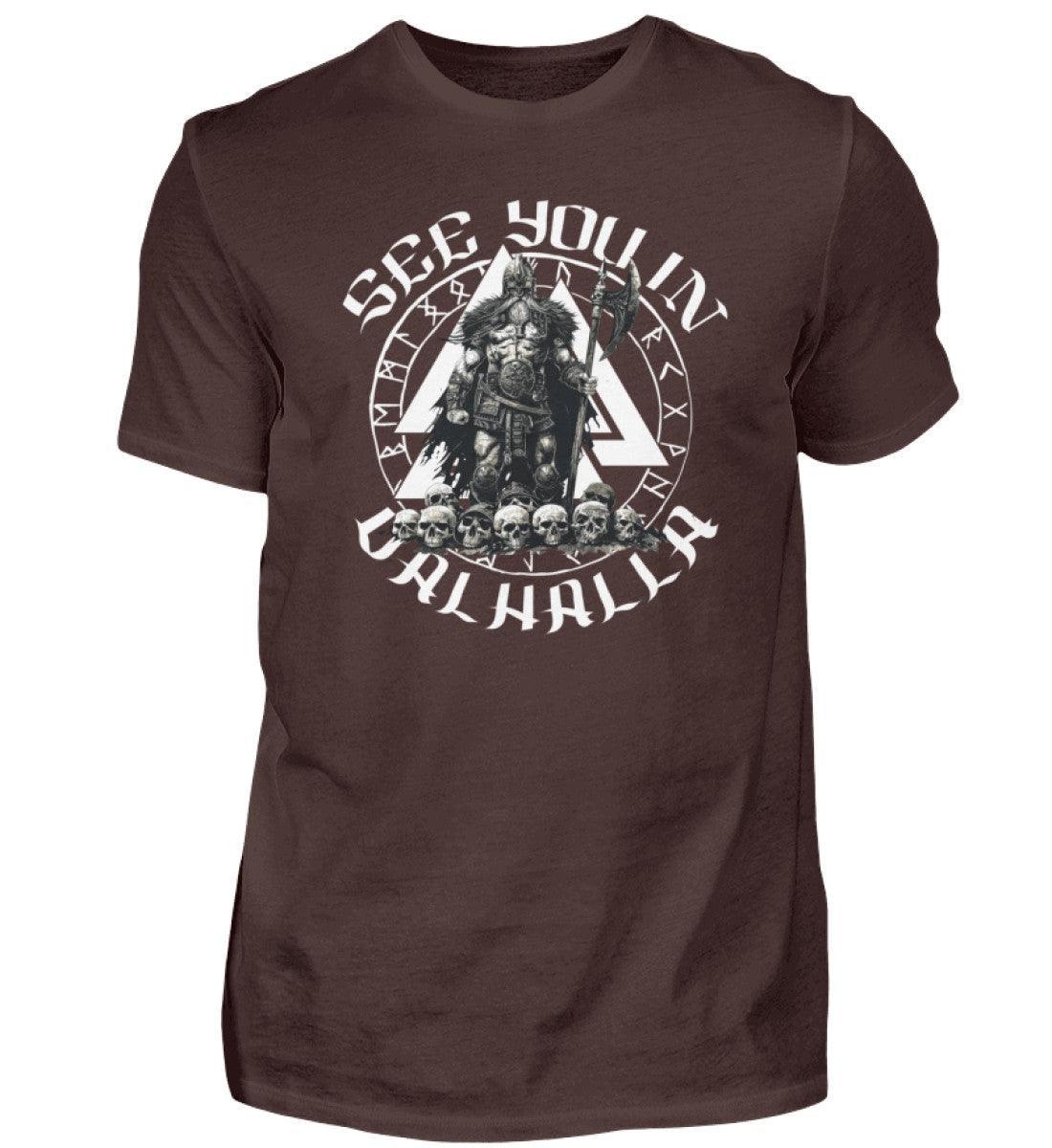 "See You in Valhalla - Wikinger Krieger Shirt" - Nordic Viking Wear