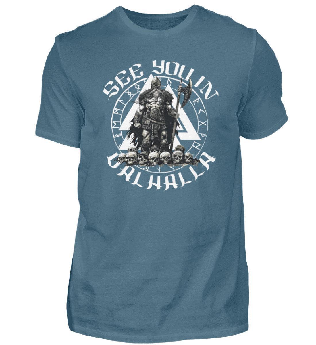 "See You in Valhalla - Wikinger Krieger Shirt" - Nordic Viking Wear