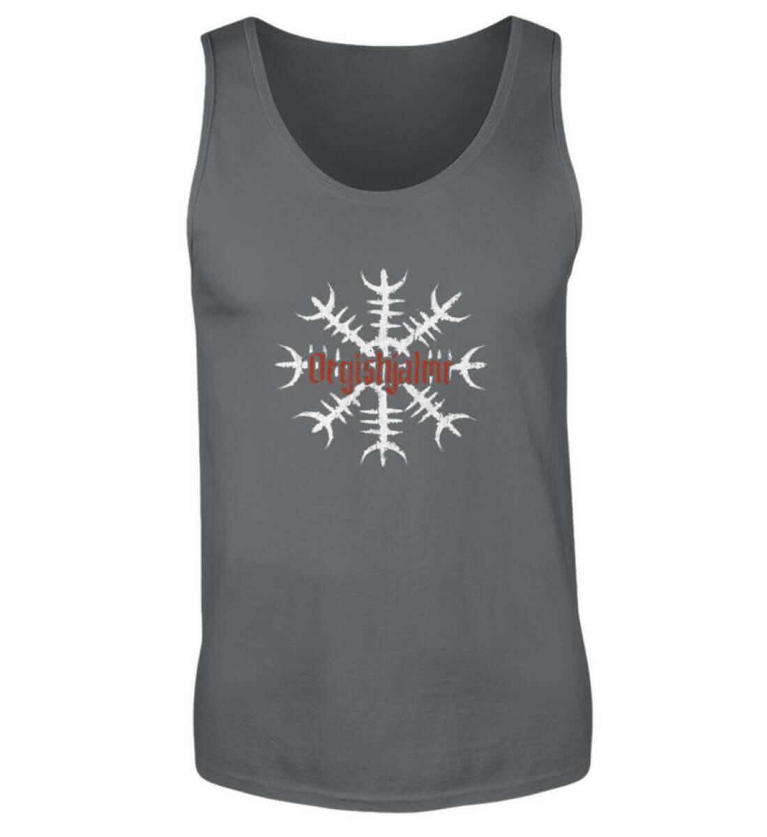 Wikinger Tanktop 'Ögishjalmur' – Helm of Awe Design für Mut und Schutz - Nordic Viking Wear