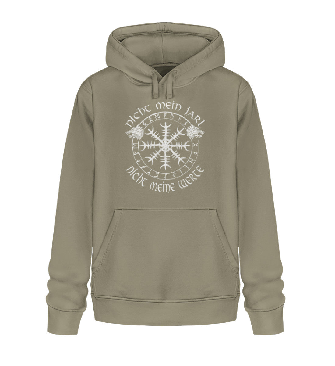 Premium Hoodie Nicht Mein Jarl Nicht Meine Werte - Unisex Organic Hoodie 2.0 ST/ST - Nordic Viking Wear
