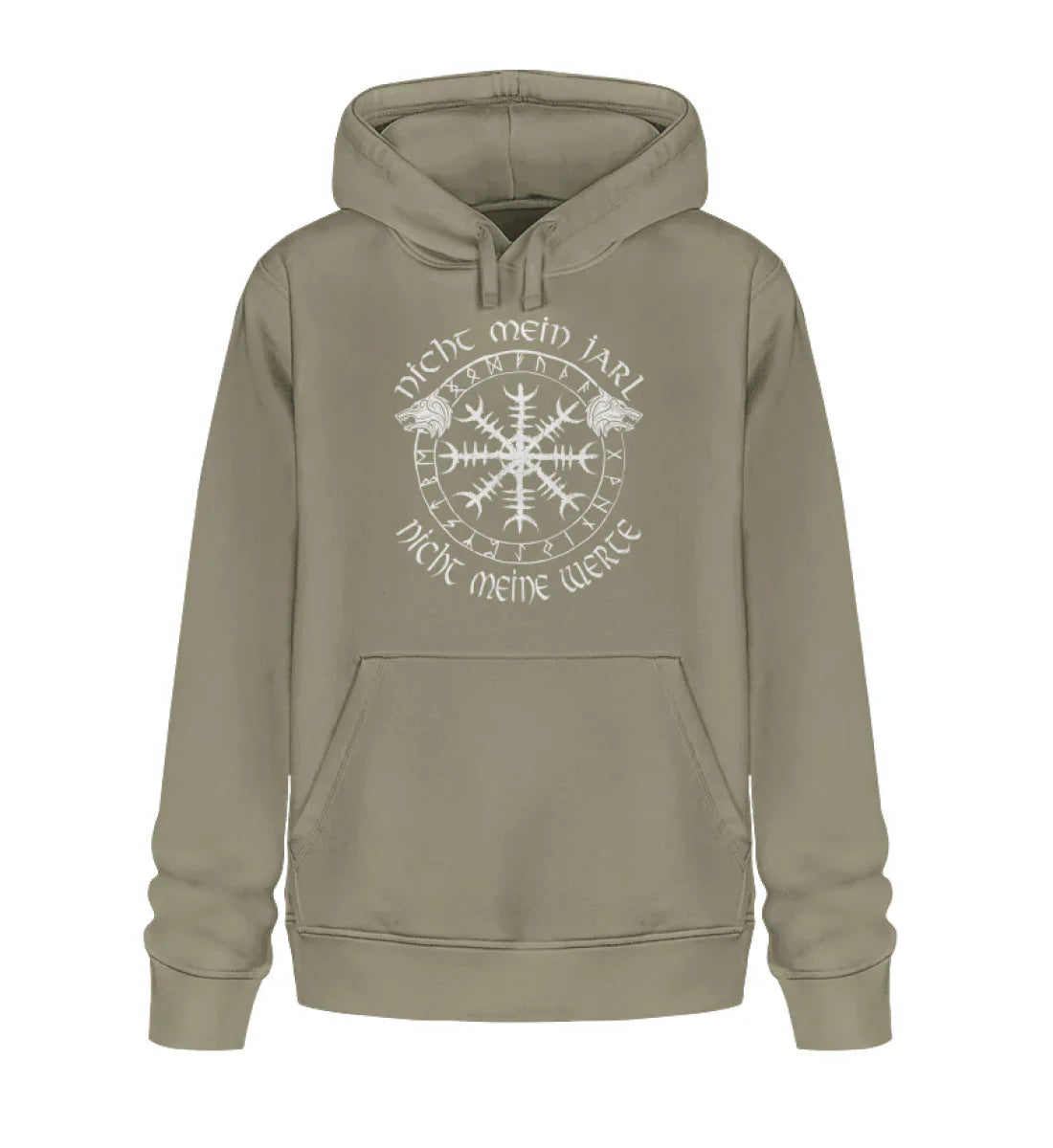 Premium Hoodie Nicht Mein Jarl Nicht Meine Werte - Unisex Organic Hoodie 2.0 ST/ST - Nordic Viking Wear