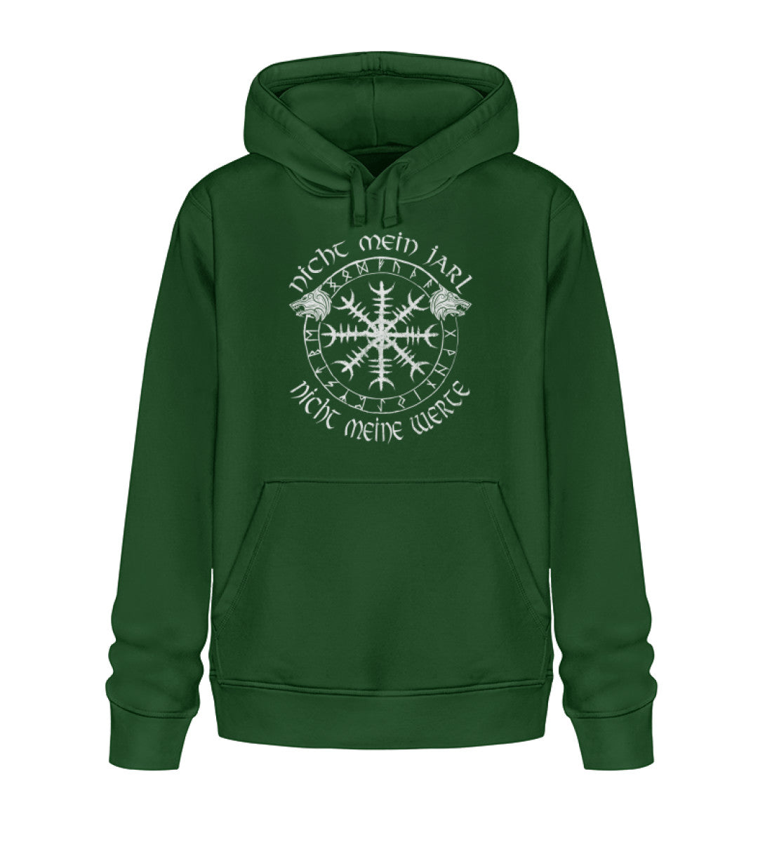 Premium Hoodie Nicht Mein Jarl Nicht Meine Werte - Unisex Organic Hoodie 2.0 ST/ST - Nordic Viking Wear
