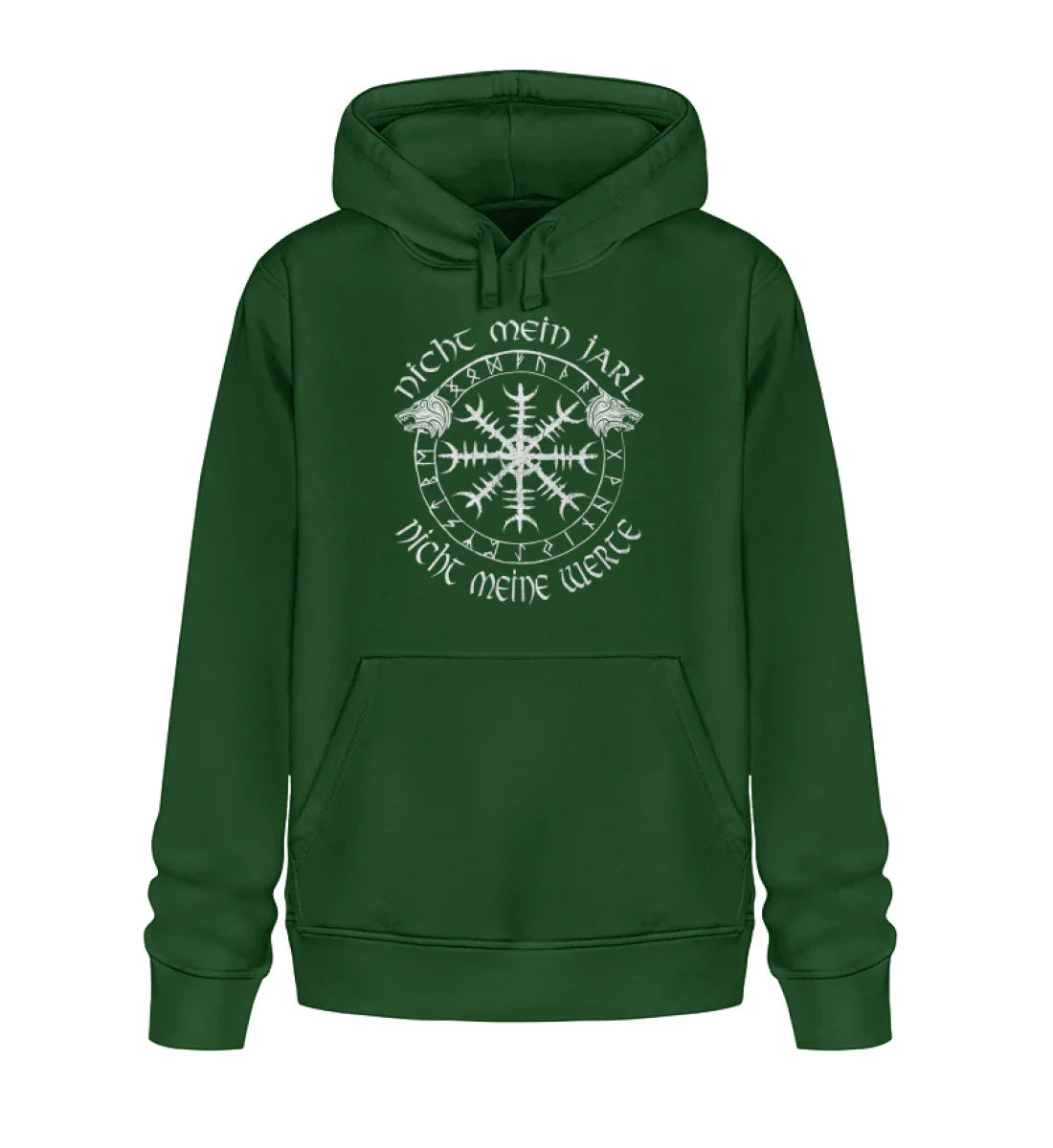Premium Hoodie Nicht Mein Jarl Nicht Meine Werte - Unisex Organic Hoodie 2.0 ST/ST - Nordic Viking Wear