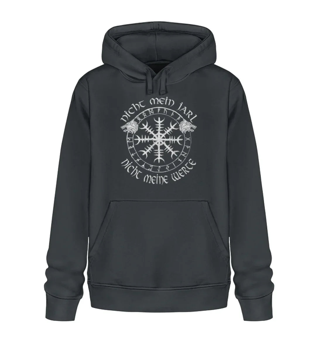 Premium Hoodie Nicht Mein Jarl Nicht Meine Werte - Unisex Organic Hoodie 2.0 ST/ST - Nordic Viking Wear