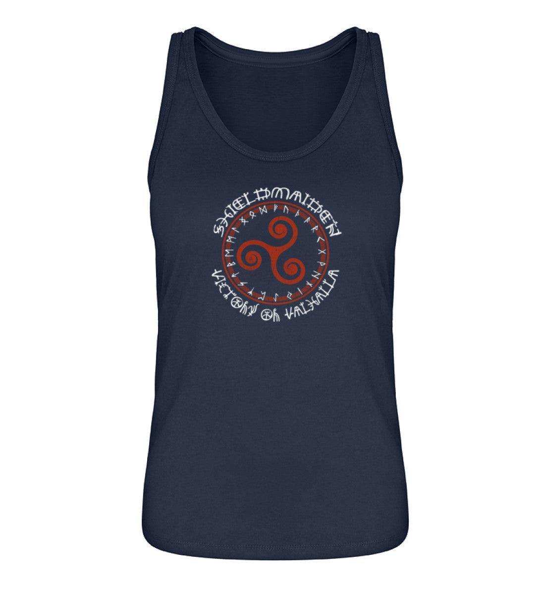 Triskelion Ehre: Schildmaiden Tanktop mit Runenkreis – Für Kriegerinnen des Alltags - Nordic Viking Wear