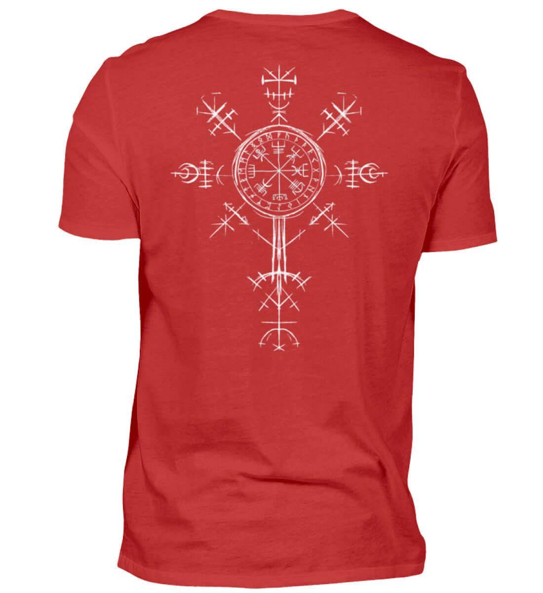 "Vegvísir Nordischer Kompass" Wikinger-Shirt – Leite Deinen Weg - Nordic Viking Wear