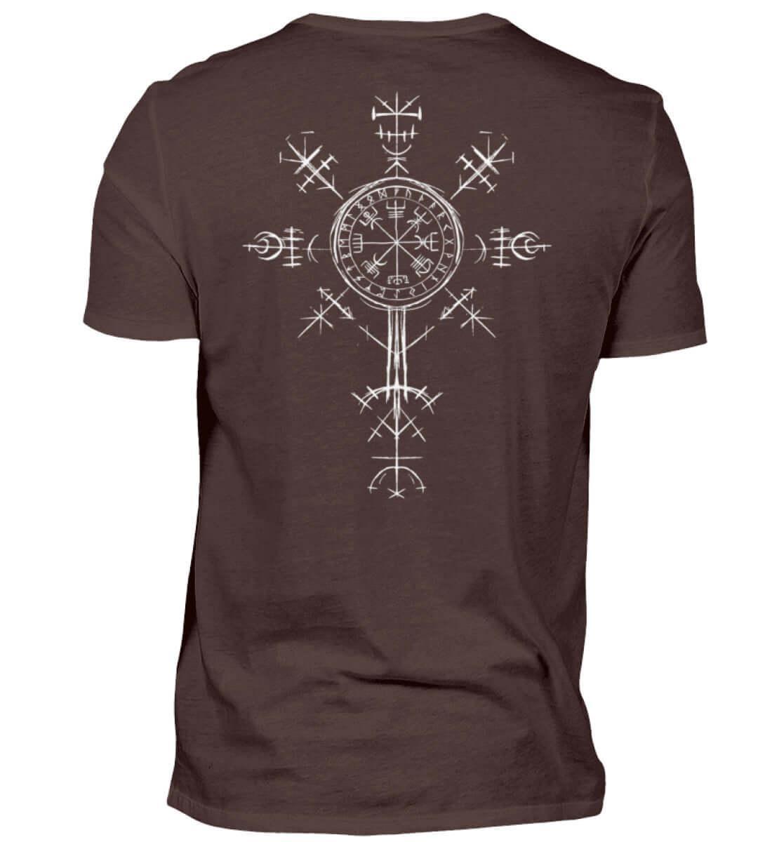 "Vegvísir Nordischer Kompass" Wikinger-Shirt – Leite Deinen Weg - Nordic Viking Wear