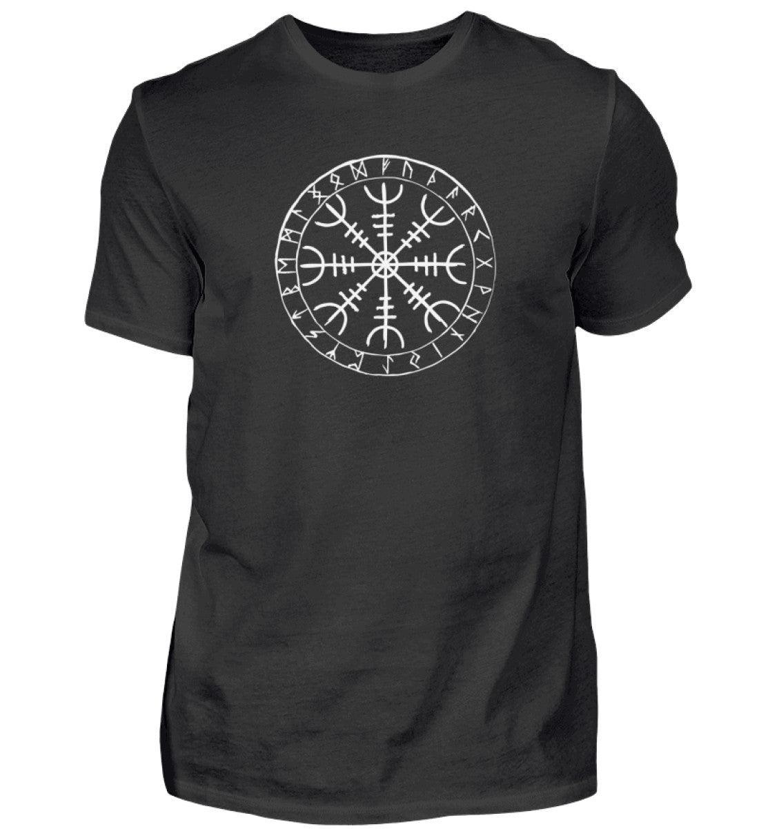 Wikinger-Standard-Shirt Helm of Awe Runen-Design - Nordic Viking Wear