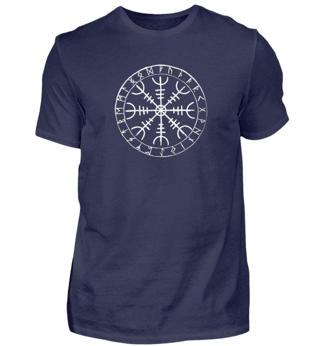 Wikinger-Standard-Shirt Helm of Awe Runen-Design - Nordic Viking Wear