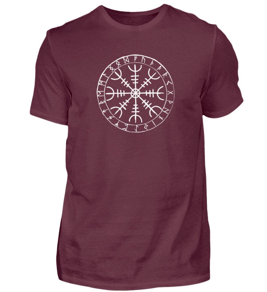 Wikinger-Standard-Shirt Helm of Awe Runen-Design - Nordic Viking Wear