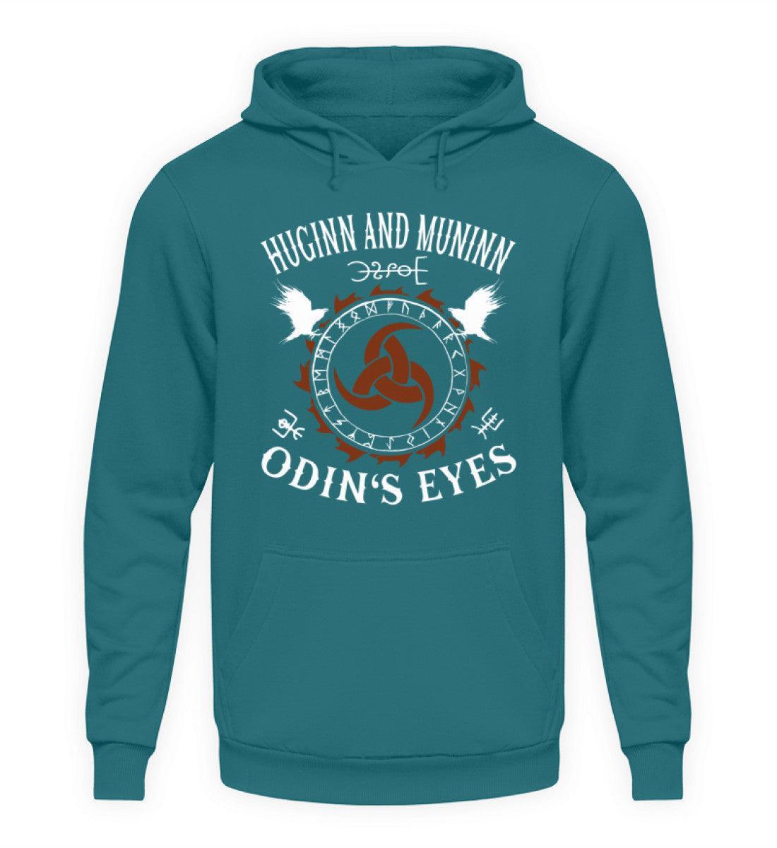 Wikinger-Hoodie "Huginn und Muninn - Odins Augen" - Nordic Viking Wear