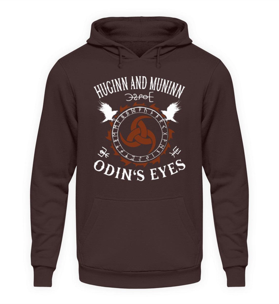 Wikinger-Hoodie "Huginn und Muninn - Odins Augen" - Nordic Viking Wear
