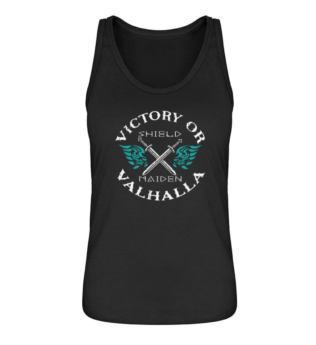 Schildmaiden Tanktop 'Sieg oder Walhalla' – Wikinger-Kriegerin Spirit - Nordic Viking Wear